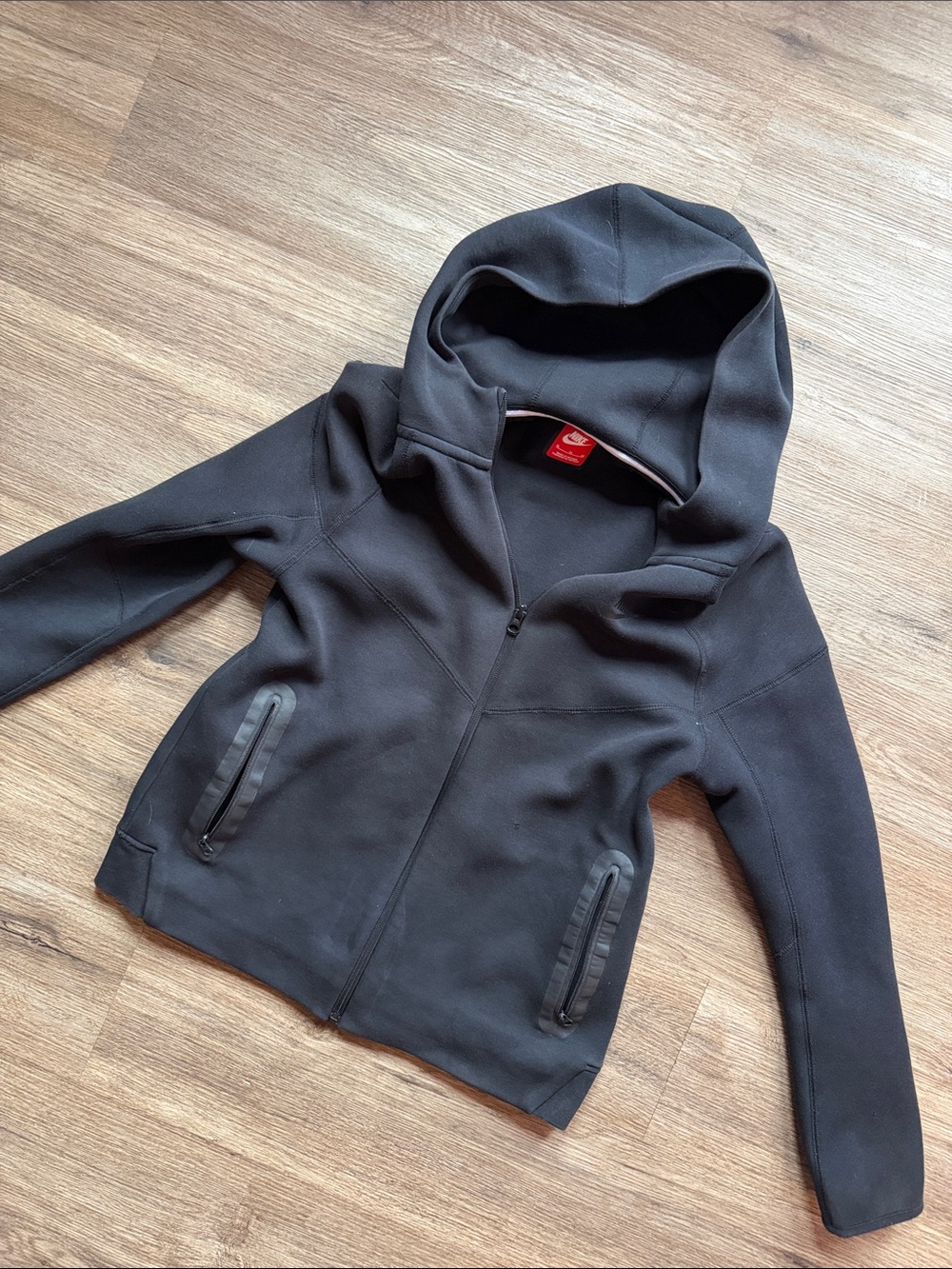 Kids Nike Black Hooded Jacket